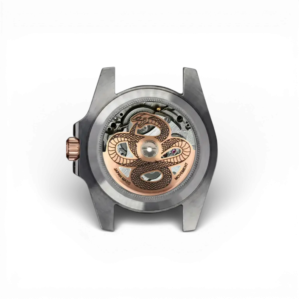 Genesis Diver - Two Tone Rose Gold røwn
